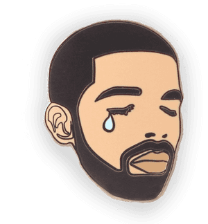 Crying Cartoon Face Sticker PNG with transparent background