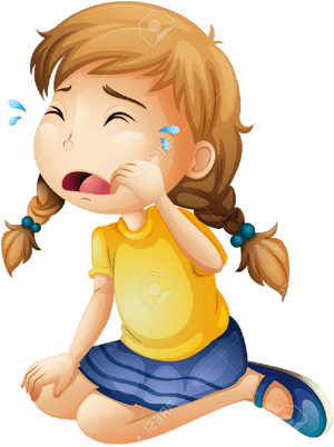 Download Boy Sad Png Black And White - Sad Little Girl Cartoon, Transparent PNG with transparent background