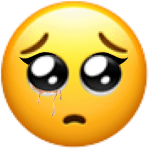 Transparent Sad Eyes Png - Sad Sticker, Png Download PNG with transparent background