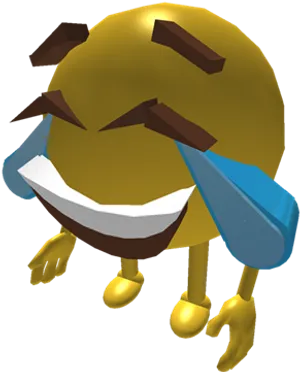 Crying Laughing Emoji3 D PNG Image