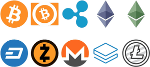 Cryptocurrency Litecoin Ethereum Bitcoin Cash Download - Top 10 Cryptocurrency 2020, HD Png Download PNG with transparent background