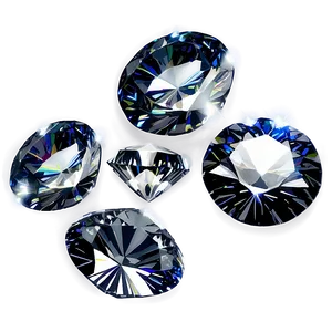 Crystal Clear Diamonds Falling Png 06132024 PNG Image