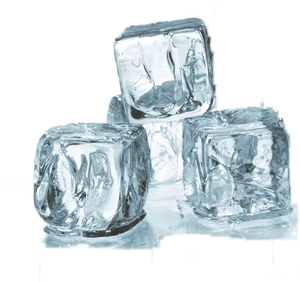 Crystal Clear Ice Cubes PNG Image