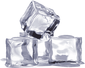 Crystal Clear Ice Cubes PNG image with transparent background