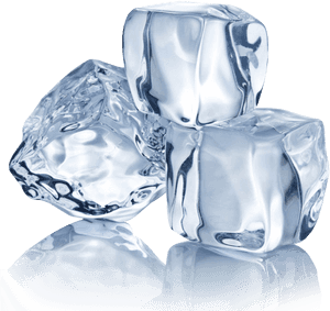 Crystal Clear Ice Cubes PNG image with transparent background