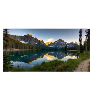 Crystal Clear Lake Trail Png Ctx2 PNG Image