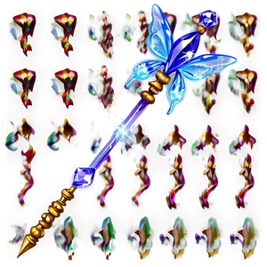 Crystal Fairy Wand Png 06292024 PNG Image