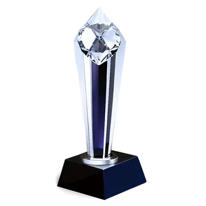 Crystal National Championship Trophy Png 06282024 PNG Image