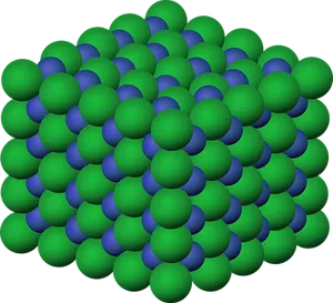 Crystal Structure3 D Model PNG Image