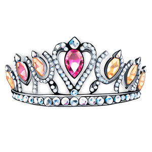 Crystal Tiara Drawing PNG lln5 PNG image with transparent background