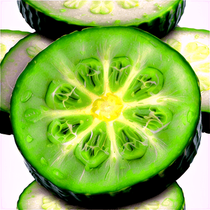 Cucumber Slice PNG 06252024 PNG