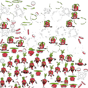 Cuphead Boss Sprite Sheet - Cookie Run Sprite Sheets, HD Png Download PNG image with transparent background