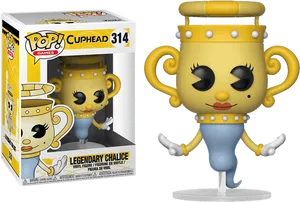 Cuphead Legendary Chalice Funko Pop PNG Image