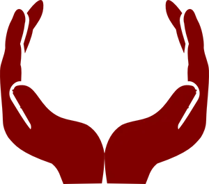 Cupped_ Hands_ Silhouette PNG Image