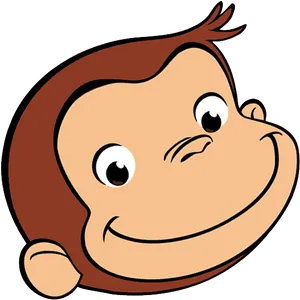 Curious George Cartoon Character PNG Image