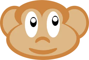 Curious George Cartoon Face PNG Image