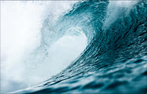 Curling Ocean Wave PNG