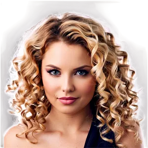 Curly Blond Hair Png 75 PNG Image