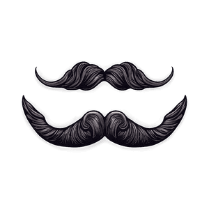 Curly Handlebar Mustache PNG 86 PNG