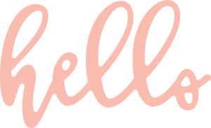 Cursive Hello Text PNG Image