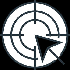 Cursor Target Icon Graphic PNG image with transparent background