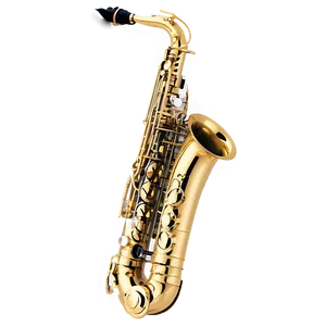 Curved Alto Saxophone Png Uiu46 PNG Image