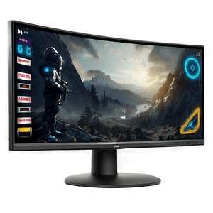 Curved Gaming Monitor PNG dcs51 PNG