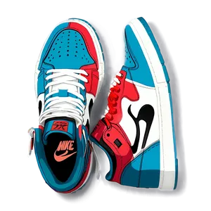 Custom Air Jordan 1 Artwork Png 06202024 PNG Image