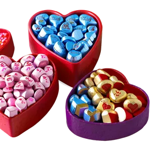 Custom Candy Hearts Png 06212024 PNG Image