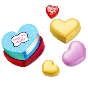 Custom Conversation Hearts Png 06282024 PNG Image