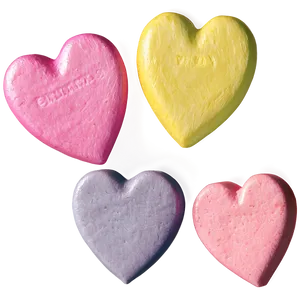 Custom Conversation Hearts Png Xja PNG Image