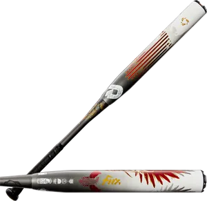 Custom Designed Softball Bat PNG Image