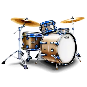 Custom Drum Kit Artwork Png 06212024 PNG Image