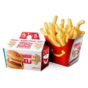 Custom Happy Meal Box Graphics Png Wrf42 PNG Image