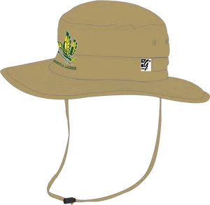 Custom Lacrosse Bucket Hat Design PNG Image