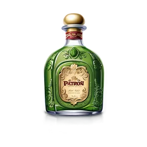 Custom Patron Bottle Artwork Png 20 PNG Image