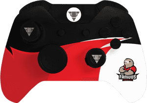 Get Famous Gaming Xbox One Controller - Aporia Customs, HD Png Download PNG image with transparent background