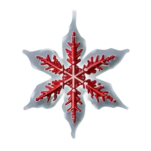 Custom Red Snowflake Png 06282024 PNG Image