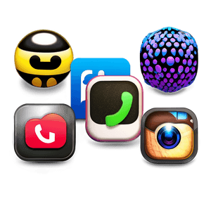 Custom Social Media Icons PNG ujk PNG