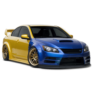 Custom Sports Car Dual Tone Paint PNG