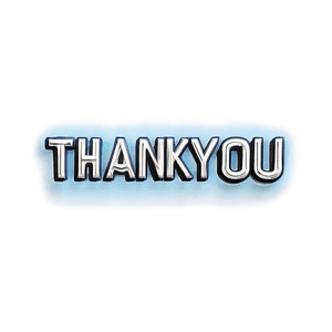Custom Thank You PNG wuv PNG image with transparent background