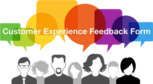 Customer Experience Feedback Representation PNG Image