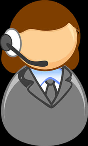 Customer Support Representative Icon PNG with transparent background