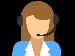Customer Support Representative Icon PNG image with transparent background