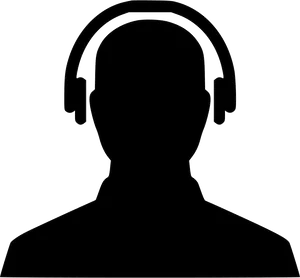 Customer Support Silhouette PNG Image