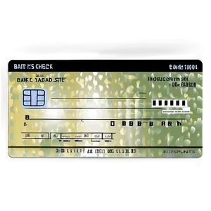 Customizable Bank Check Layout Png Xhi PNG Image