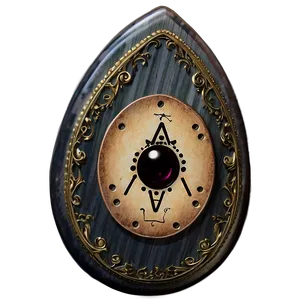 Customizable Blank Planchette Png Mfr PNG Image