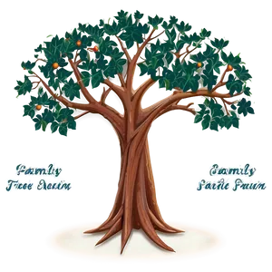 Customizable Family Reunion Tree Png 8 PNG Image