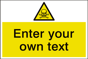 Toxic Material Custom Safety Sticker - Symbol For Radioactive Material, HD Png Download PNG image with transparent background