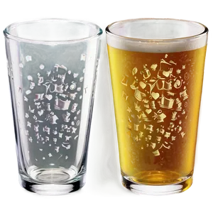 Customizable Pint Glass Artwork Png 06282024 PNG Image